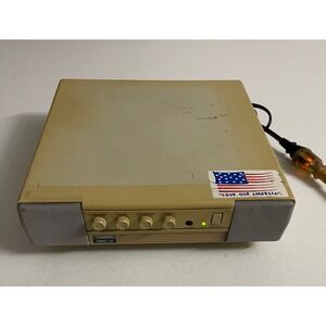 Vintage Tandy MMS-10 Stereo Amplifier Speaker System Retro PC Audio 1992 25-1096